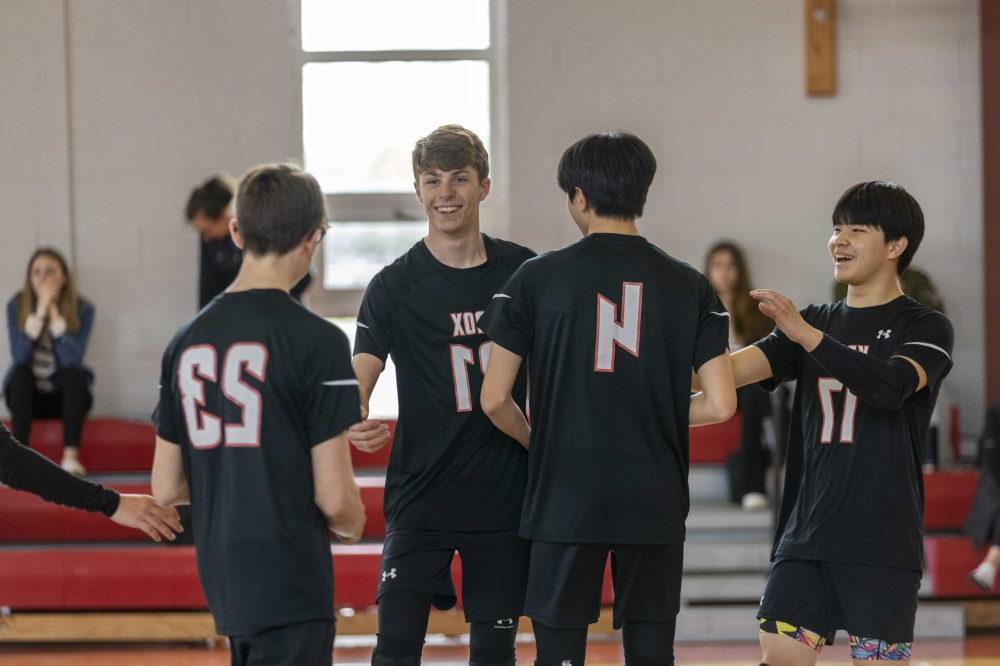 Knox Boys Volleyball Action Photo